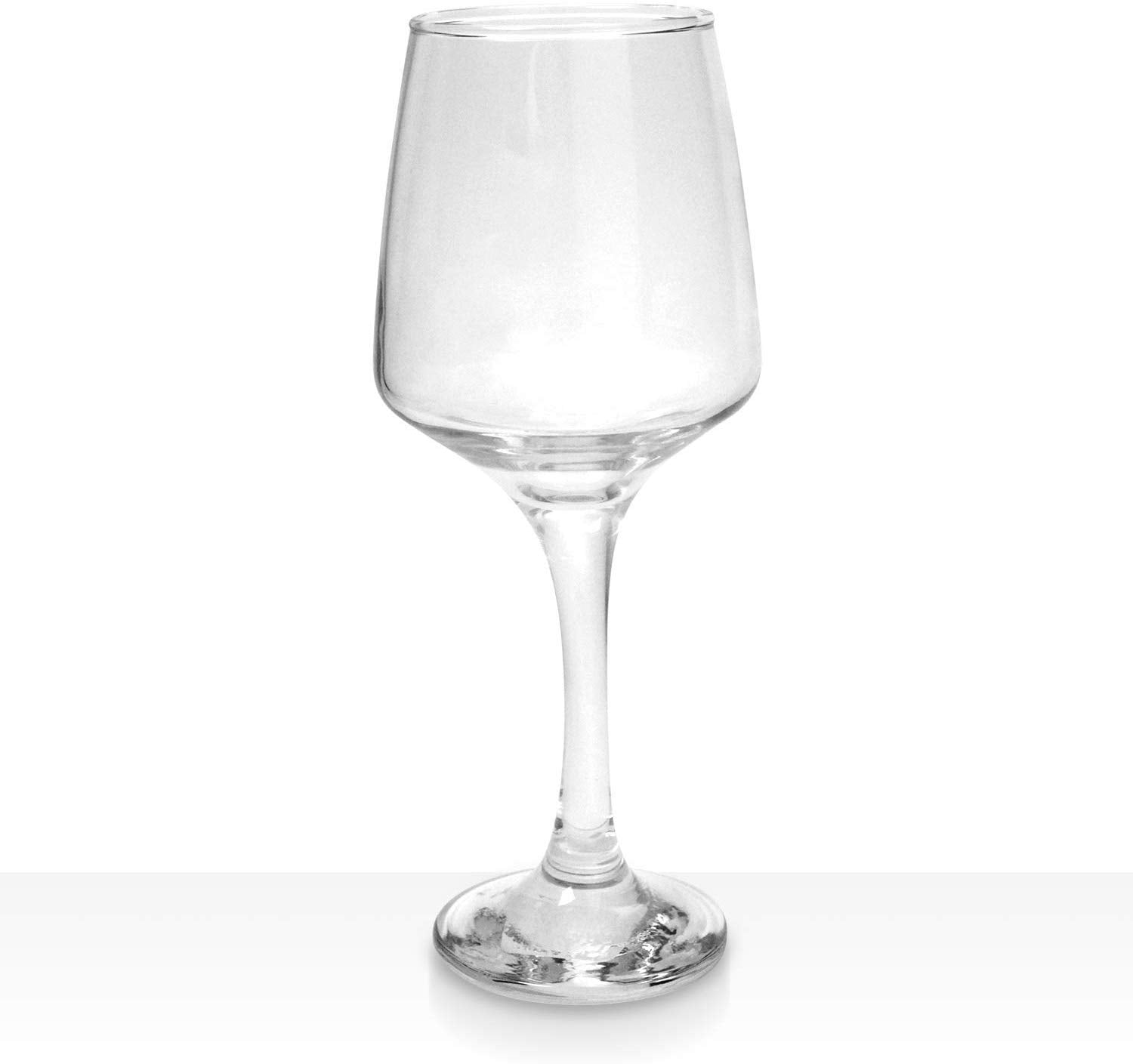 Madison 12.75 Ounce Wine Glasses, Beautifully Shaped - for Parties, Entertaining, and Everyday Use – Dishwasher Safe – Set of 12 Clear Glass Wine Glasses – 2.5” Diameter x 8.5” Tall