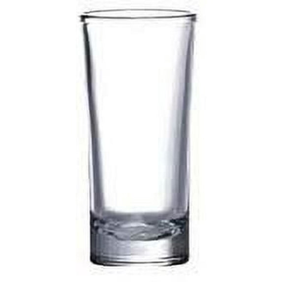 Madison - 2.2 Ounce Shot Glasses | Beautiful Slender Straight Up Design Weighted Bottom Thick and Durable Glass Dishwasher Safe Set of 6 Shooter and Taster Shot Glasses 1.6 x 4.2