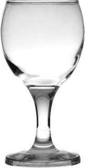 Vikko 5.5 Ounce Wine Glasses | Beautifully Shaped – Thick and Durable Construction – For Parties, Entertaining, and Everyday Use – Dishwasher Safe – Set of 12 Clear Glass Wine Glasses