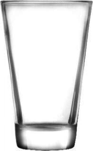 Classic Smoke Drinking Glasses Round Tumbler Cups Set of 4 - 18 Oz  Dishwasher Safe