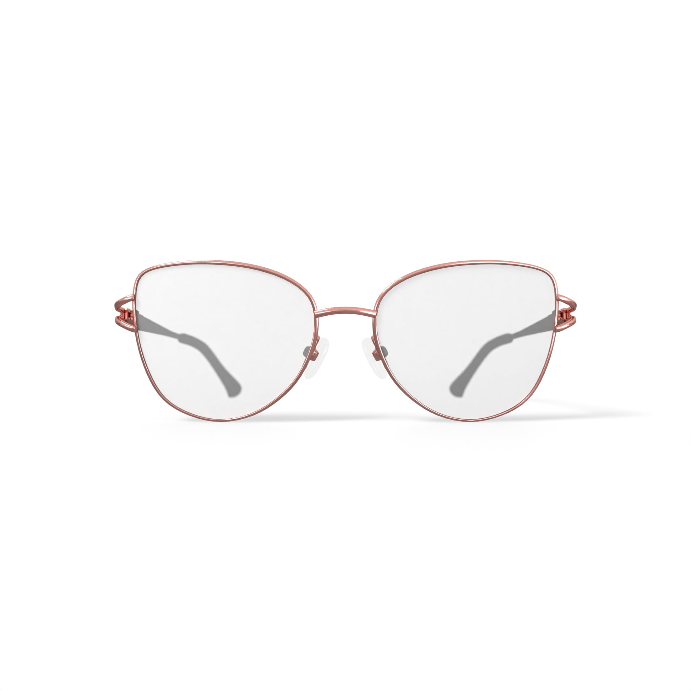 Madison Avenue Women's CMAL131 Prescription Eyeglasses with Case, Rose Gold-Tone