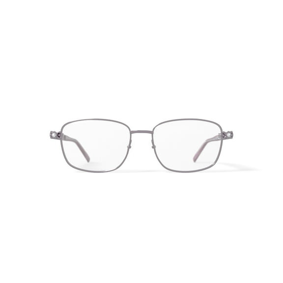 Madison Avenue Women's MAL109 Square Prescription Eyeglasses with Case, Shiny Blush