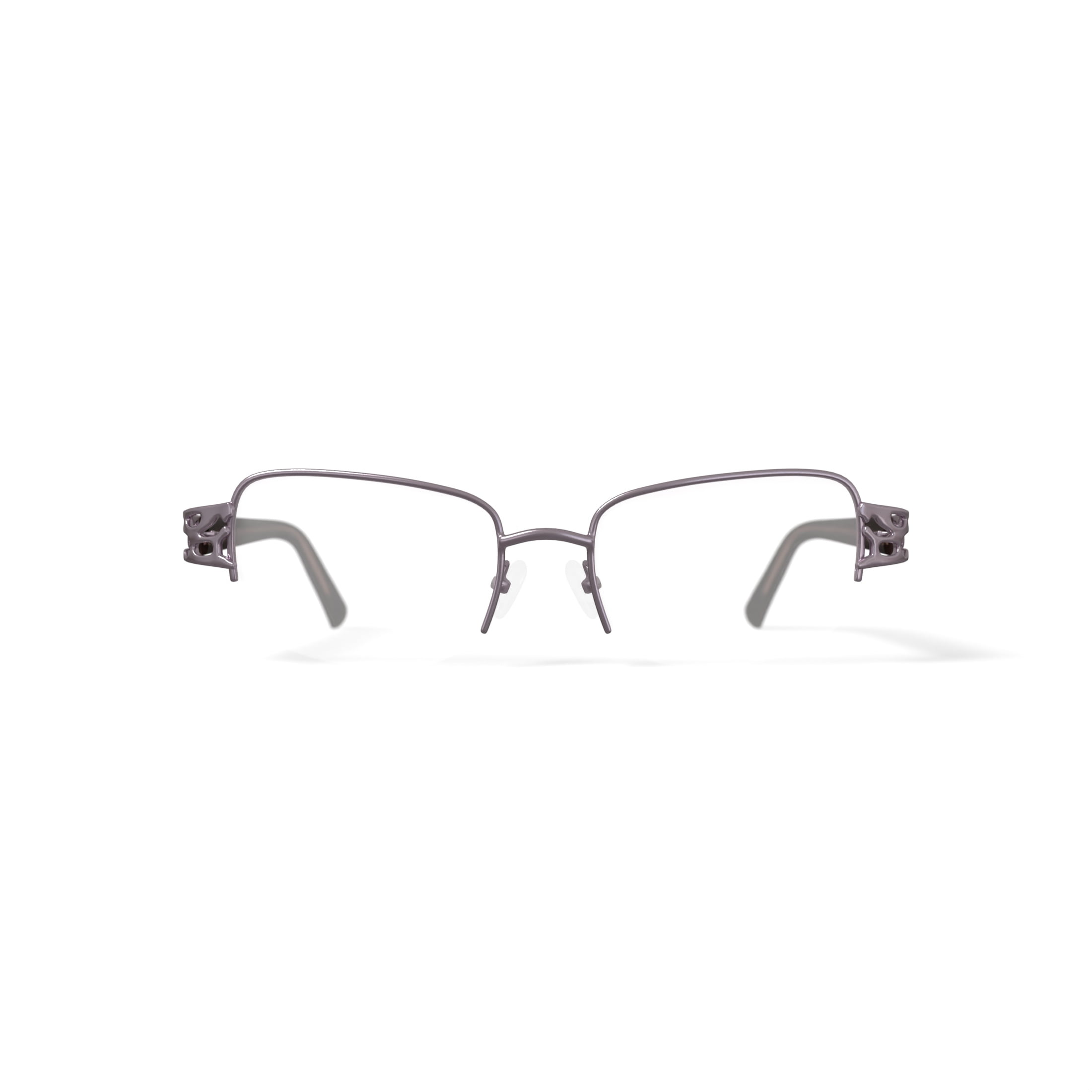 Madison Avenue Women's MAL103 Square Prescription Eyeglasses with Case, Blush