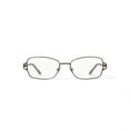 thumbnail image 1 of Madison Avenue Women's MAL108 Rectangular Prescription Eyeglasses with Case, Brown, 1 of 6