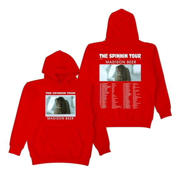 Madison Beer Hoodie The Spinnin Tour 2024 Silence Between Songs Merch Men Women Hooded Sweatshirt