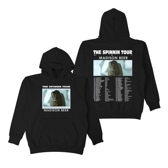 Madison Beer Hoodie The Spinnin Tour 2024 Silence Between Songs Merch Men Women Hooded Sweatshirts