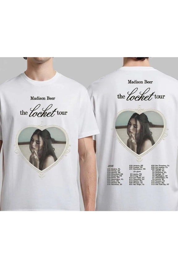 Madison Beer Merch 2026 Shirt Unisex Tops Vintage Tee Jersey Outdoor Tee Fashion y2k Top