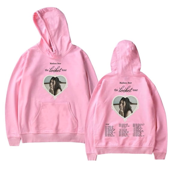 Madison Beer The Locket 2026 Tour Merch Hoodies Men Women Hooded Sweatshirt Fashion Tops