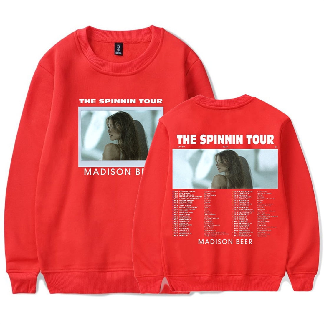 Customer reviews for Madison Beer The Spinnin Tour Sweatshirt Fashion