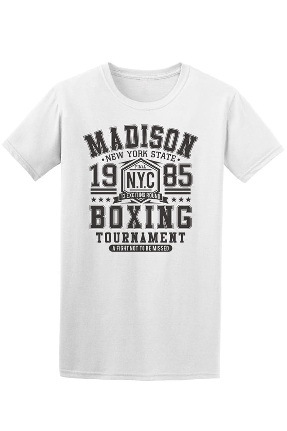 Madison Boxing Tournament T-Shirt Men -Image by Shutterstock, Male Medium
