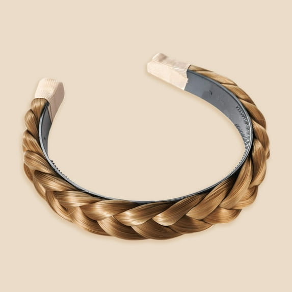 Madison Braids Women's Hair Braid Braided Hard Headband - Lulu Hair Piece - Dirty Blonde