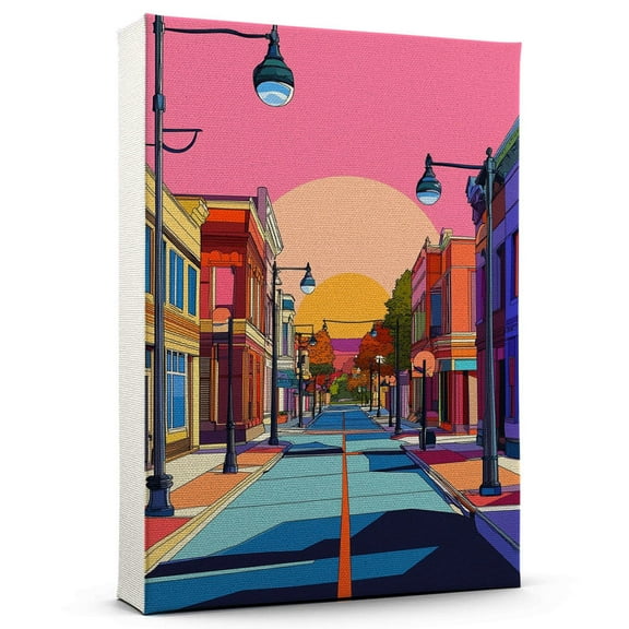 Madison Canvas Print, Indiana Canvas Wall Art, Madison Decor Travel Canvas, Indiana Travel Gift, Housewarming Gift - 99AZ817