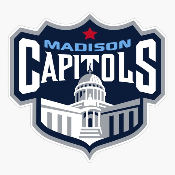 Madison Capitols Logo Er, Phone Decal Water Bottle Stickers Car Decals, Funny Birthday Gift