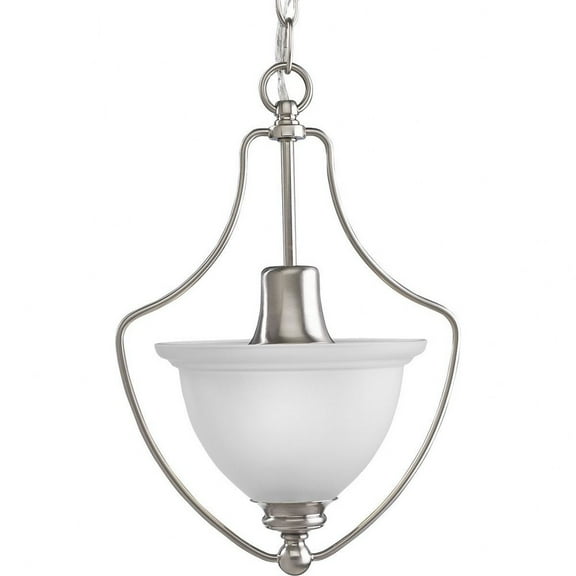 P3792-09-Progress Lighting-Madison - 1 Light - Bell Shade in Transitional and Traditional style - 9.5 Inches wide by 14.63 Inches high-Brushed Nickel