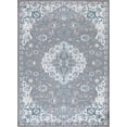 thumbnail image 1 of Madison Collection Royal Medallion Gray 2 ft. 7 in. x 4 ft. 1 in. Area Rug, 1 of 7