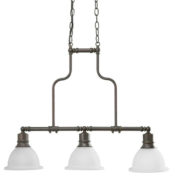 Madison Collection Three-Light Linear Chandelier