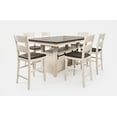 thumbnail image 1 of Madison County Reclaimed Pine 72" Farmhouse Counter Height Seven-Piece Dining Set, 1 of 9
