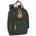 thumbnail image 1 of Madison & Dakota 13.5”L Mini Canvas Backpack for Everyday, School, Recreation, Commuting and Travel in Black, 1 of 7