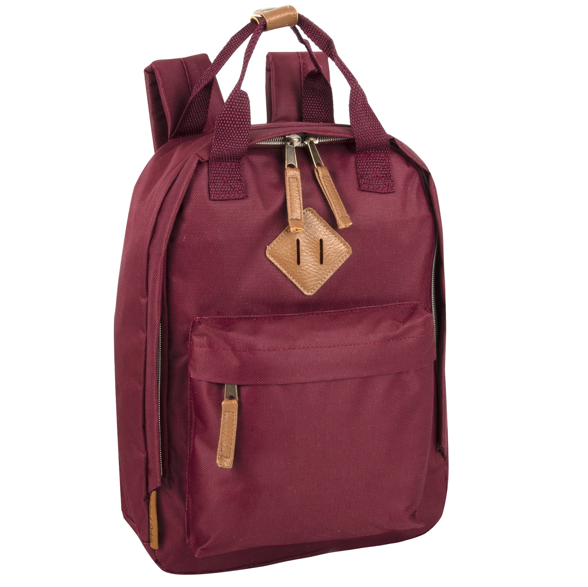 Madison & Dakota 13.5L Mini Canvas Backpack for Everyday, School, Recreation, Commuting and Travel in Red Sangria - Walmart.com Madison & Dakota 13.5L Mini Canvas Backpack for Everyday, School, Recreation, Commuting and Travel in Red Sangria - Walmart.com