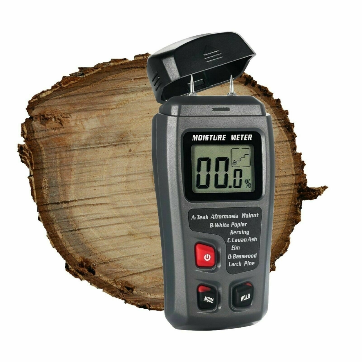 HQRP 2pin Wood Moisture Meter / Wetness Detector for Checking