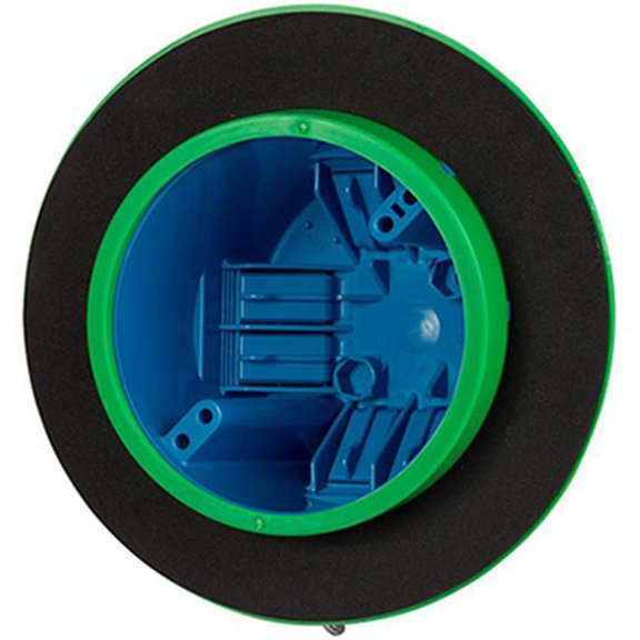 Madison Electric Draft Seal Round PVC Draft Seal Kit Black/Green