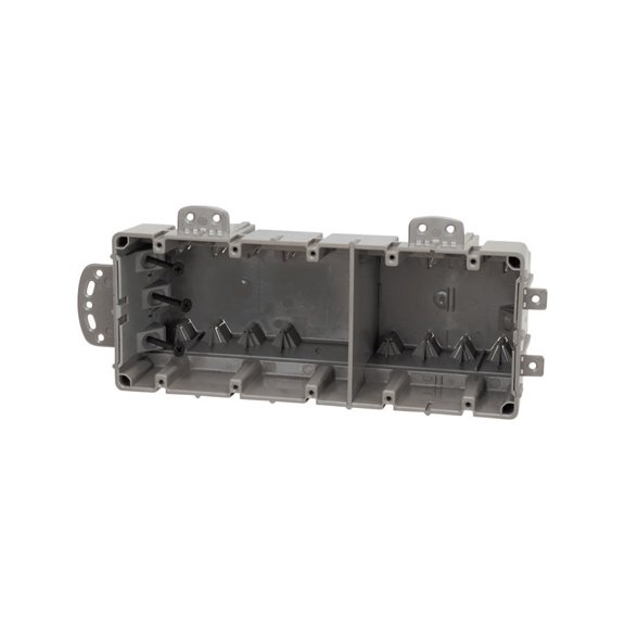 Madison Electric MSBMMT5G Multi-Mount Adjustable Depth Device Box, 5 Gang