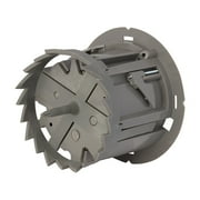 Madison Electric Products Smart Box Shark Tooth 1-Gang Gray Polycarbonate Interior Old Work Standard Round Ceiling/Wall Electrical Box