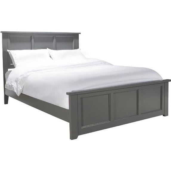 Madison Full Traditional Bed with Matching Foot Board - Grey