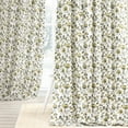 thumbnail image 1 of Madison Gold and Grey Digital Printed Cotton Twill Curtain (1 Panel), Madison Gold and Grey, 50W X 108L, 1 of 6