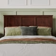 thumbnail image 1 of AFI Madison Queen Solid Wood Panel Headboard, Walnut, 1 of 7