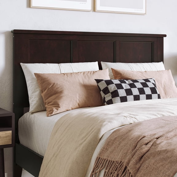 AFI Madison Full Solid Wood Panel Headboard, Espresso