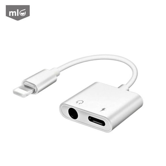 Madison Headphone Adapter 2 in 1 3.5mm AUX Audio + Charger For iPhone 7 8 X XS 11 12 13