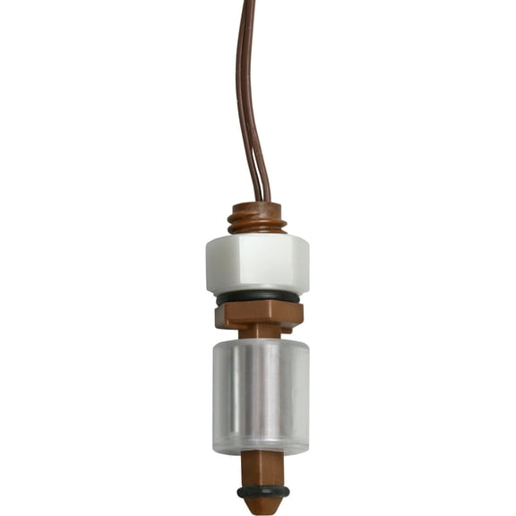 Madison M3326 Liquid Level Sensor, subminiature Vertical Float Switch, Polypropylene, 3/8" Bulkhead CA1