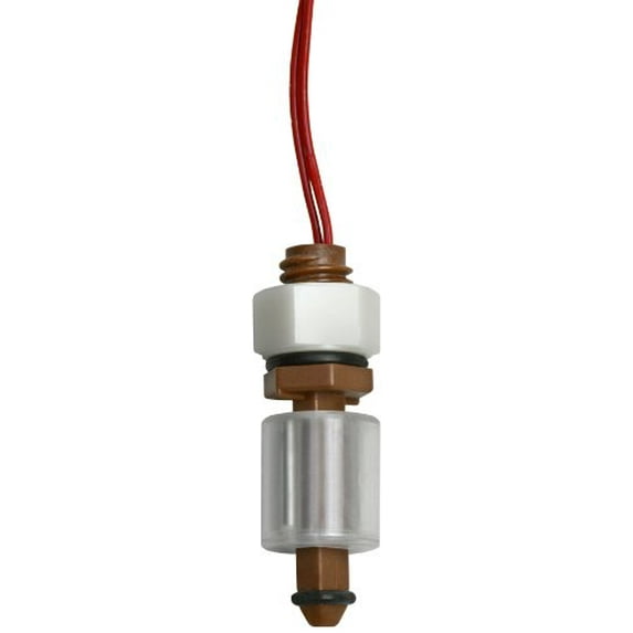 Madison M3326-NO Liquid Level Sensor, subminiature Float Switch Normally Open, Polypropylene, 3/8" Bulkhead