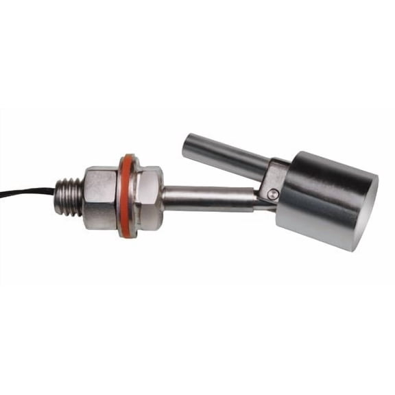 Madison M5970 Stainless Steel Side Mounted Liquid Level Float Switch, 30 VA SPST, 1/2"-13 Bulkhead, 100 psig Pressure