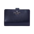 thumbnail image 1 of Kate Spade New York Women's Madison Medium Compact Saffiano Leather Bifold Wallet (Parisian Navy), 1 of 4