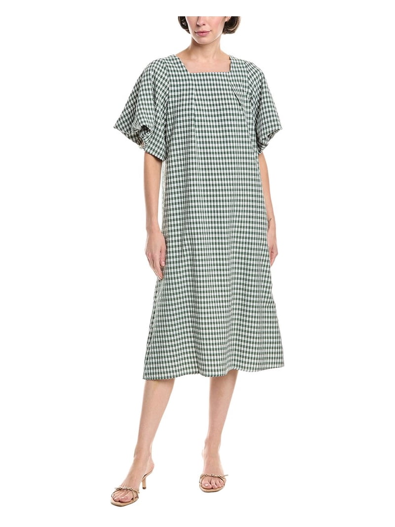 Madison Miles womens Midi Dress, l, Green - Walmart.com