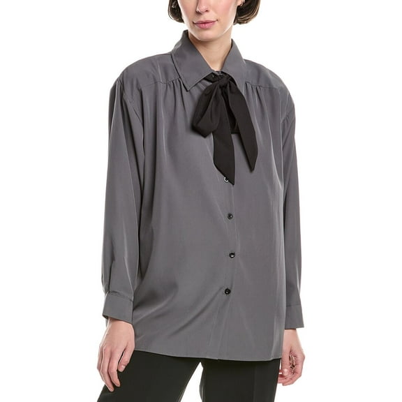 Madison Miles womens  Shirt, s, Gray