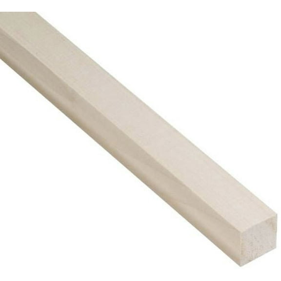 Madison Mill 444551 3/8" x 3/8" x 36" Square Poplar Wood Dowels - Quantity of 100