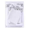 thumbnail image 1 of Madison Park 4-Piece Contemporary Fabric Sheet Set in White/Green, 1 of 14
