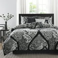 thumbnail image 1 of Madison Park 7 Piece Cotton Printed Comforter Set, 1 of 5