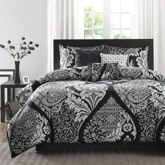Madison Park 7 Piece Cotton Printed Comforter Set