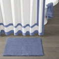 thumbnail image 1 of Home Essence Double Vanity Bath Rug, Non-Slip Absorbent Mat, Plush Bathroom Essentials, 24" x 40", Blue, 1 of 8