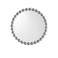thumbnail image 1 of Madison Park Beaded 36" Dia Round Wall Mirror, with Luxury Iron Framed, Modern Wall Mounted Mirror for Home Décor, Silver, 1 of 8