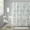 thumbnail image 1 of Madison Park Cecily Burnout Printed Shower Curtain, Seafoam, 72x72", 1 of 5