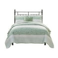 thumbnail image 1 of Madison Park Coastal Shabby Chic Seersucker Floral 4PC Quilt Set - Green, Yellow  White Hues, 1 of 5