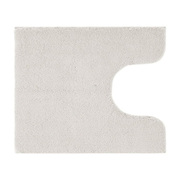 Home Essence Contour Vanity Bath Rug, Non-Slip Absorbent Mat, Plush Bathroom Essentials, 24" x 40", Taupe