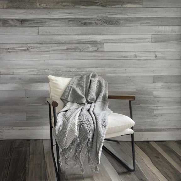 Madison Park Crinkle 4 layer Cotton Muslin Blanket In Gray