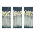 thumbnail image 1 of Madison Park Dewy Forest 3 Pieces Canvas:15"W x 35"H x 1.5"D Gold Foil Abstract Wall Art Set in Teal, 1 of 9