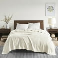 thumbnail image 1 of Madison Park Egyptian Cotton Lightweight Comfortable Blanket, Full/Queen - Off-White, 1 of 5
